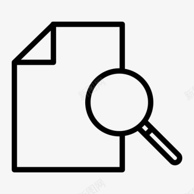 搜索图标搜索文件分析文档图标