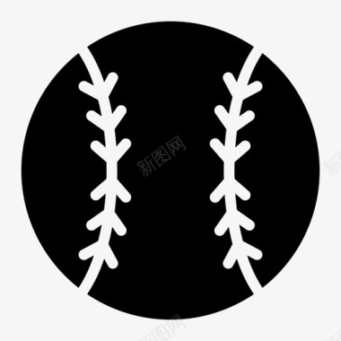 运动足球棒球垒球运动符号图标
