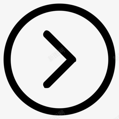 qq界面设计右箭头用户界面图标