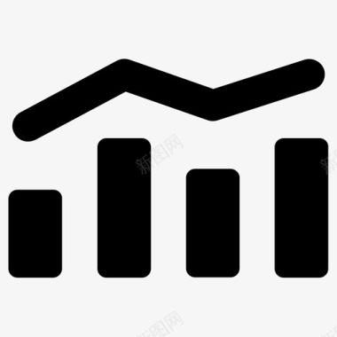 条形图表数据分析条形图图标