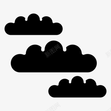 云存储云数据库存储图标