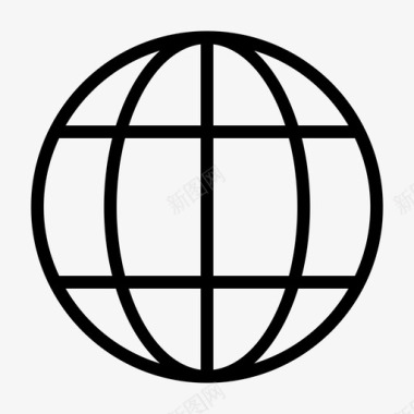 圆圈标志网络浏览器圆圈图标
