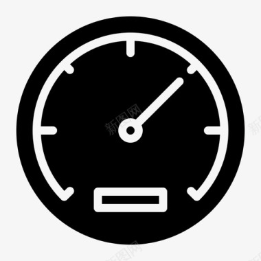 条形图表车速表汽车仪表图标