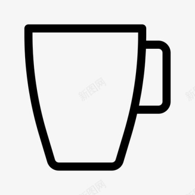 杯子咖啡杯饮料杯子图标