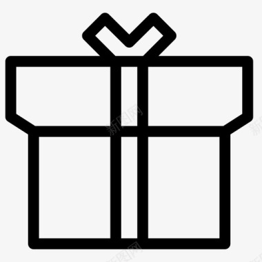 礼品礼品盒子包裹图标