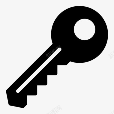 符号密钥访问安全图标