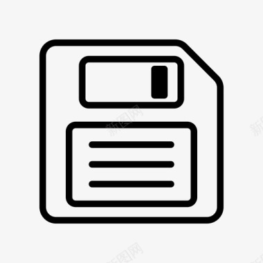 种植业图标软盘软盘驱动器保存图标