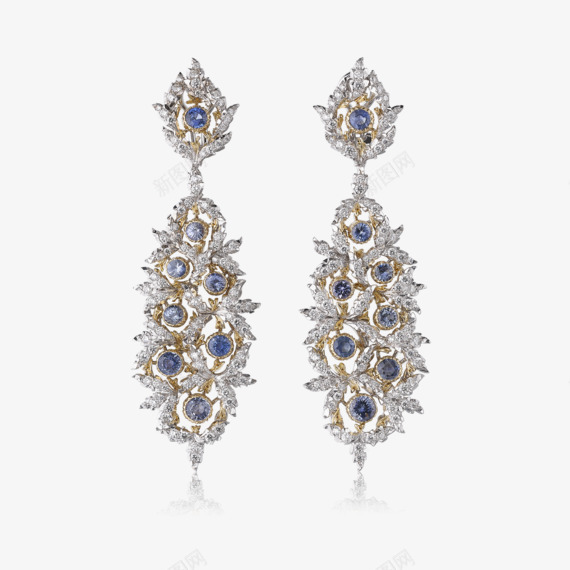 Buccellati  Earrings  孔雀耳饰  High Jewelry珠宝png免抠素材_88icon https://88icon.com 孔雀 耳饰 珠宝