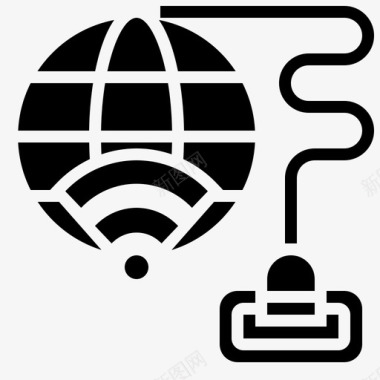 网络互联网通信连接图标