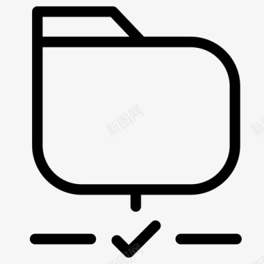 云服务器文件夹存档文档图标