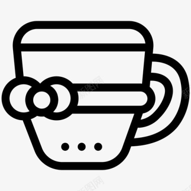 礼品咖啡咖啡饮料咖啡杯图标