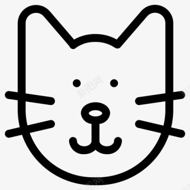 彩绘宠物猫有趣的猫小猫图标