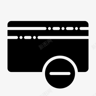 公共标识安全互联网自动取款机卡图标