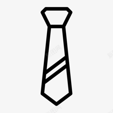时装背景领带时装服装图标