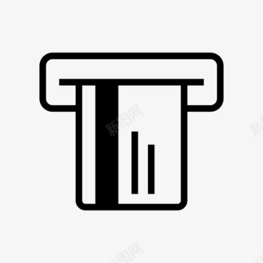 插入片段插入信用卡atm信用卡图标