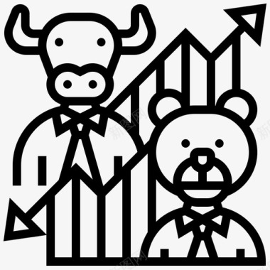财务收据股票市场买家股票图标