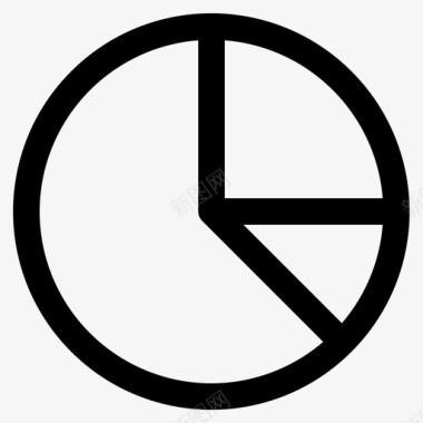 相框图饼图业务图表图标