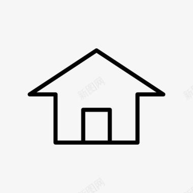 垒房子房子建筑物家图标
