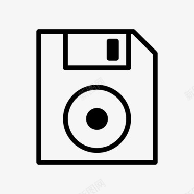 种植业图标软盘软盘驱动器保存图标