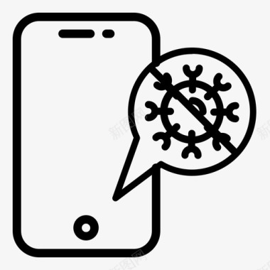 公共交通标识病毒冠状病毒冠状病毒19图标