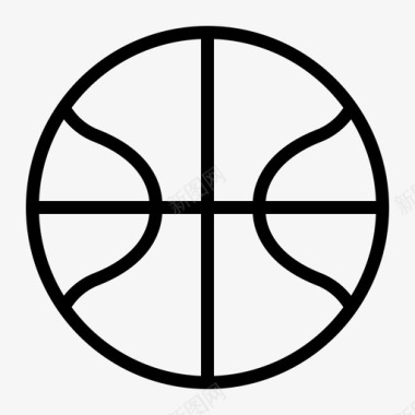 篮球icon篮球运动大纲图标