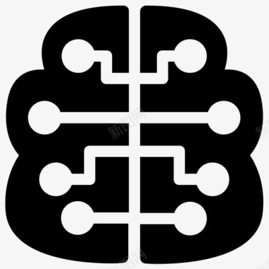学习书法的学生大脑学习学校图标