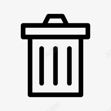 垃圾删除图标删除垃圾箱移除图标