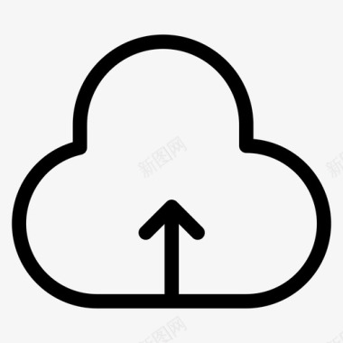 用户云云计算云数据图标