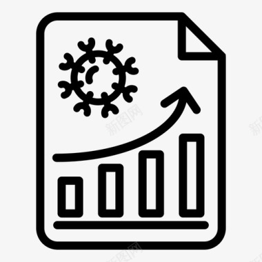 公共交通标识病毒冠状病毒covid19图标