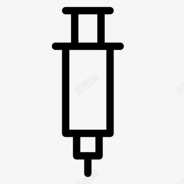 打疫苗注射免疫静脉注射图标