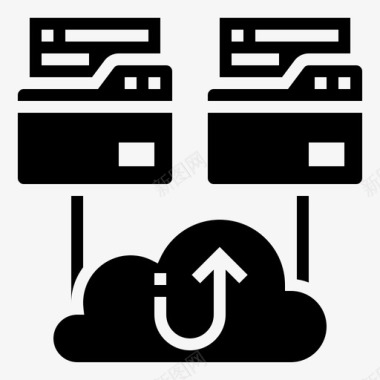 数据调整图标数据备份复制同步图标