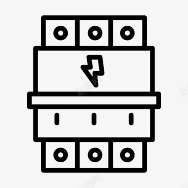 音量图标icon断路器接触器电气断路器图标