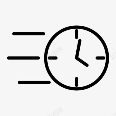 抽象的图标集快时间时钟商业图标集图标