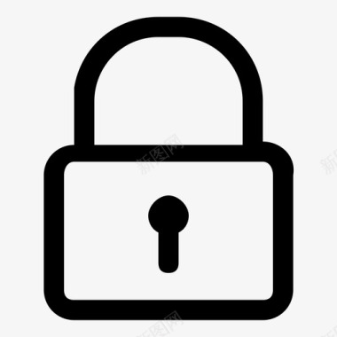 qq界面设计关闭挂锁用户界面图标