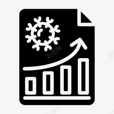 病毒病毒冠状病毒covid19图标