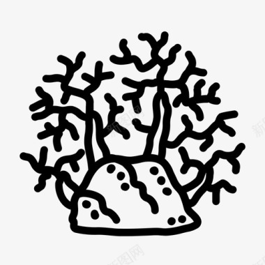 雪地里的树采购产品树珊瑚树珊瑚珊瑚礁图标