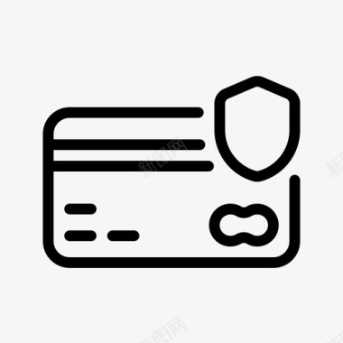 信用卡支付安全支付银行信用卡图标
