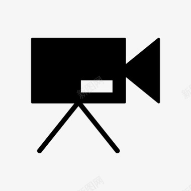 种植业图标摄像机胶卷录像图标