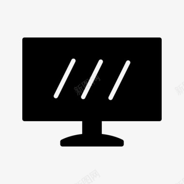 电脑显示器电脑桌面图标