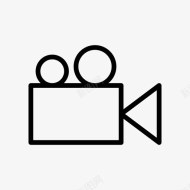 种植业图标摄像机胶卷录像图标