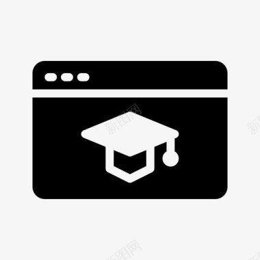 公共交通标识在线学习电子学习教育图标