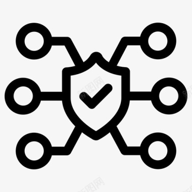 公共标识安全保护安全图标