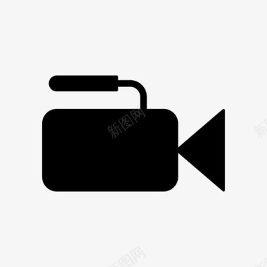 种植业图标摄像机胶卷录像图标