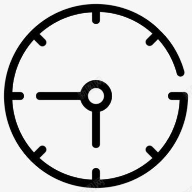 桃心时钟时钟时间返校大纲图标