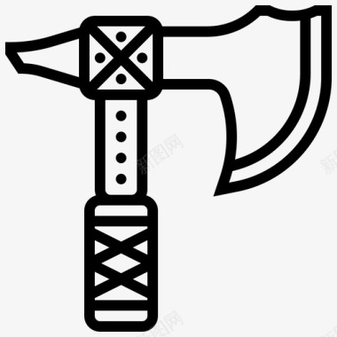 中世纪斧头古代中世纪图标