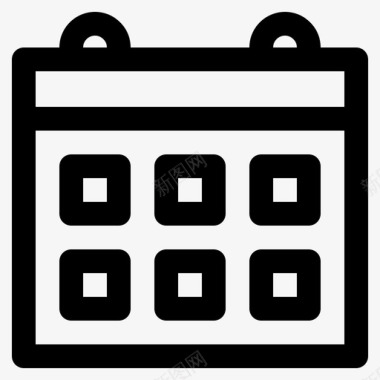 日历设计日历日期计划图标