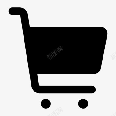 购物排行榜购物车实心图标