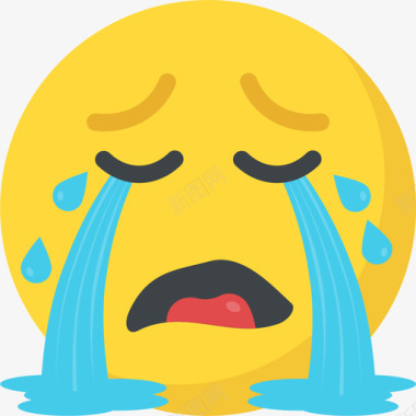 emoji表情哭表情图标