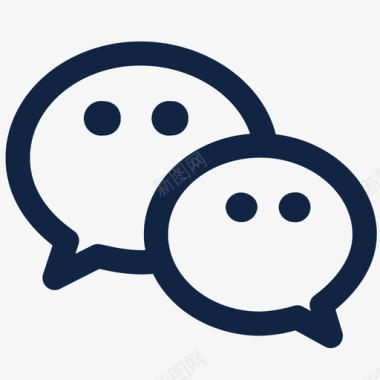 微信qq微信图标