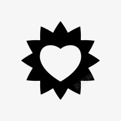sun heart图标素材
